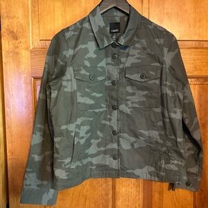 Vouri Women’s Camo Ripstop Button Down Jacket Size Sm-EUC